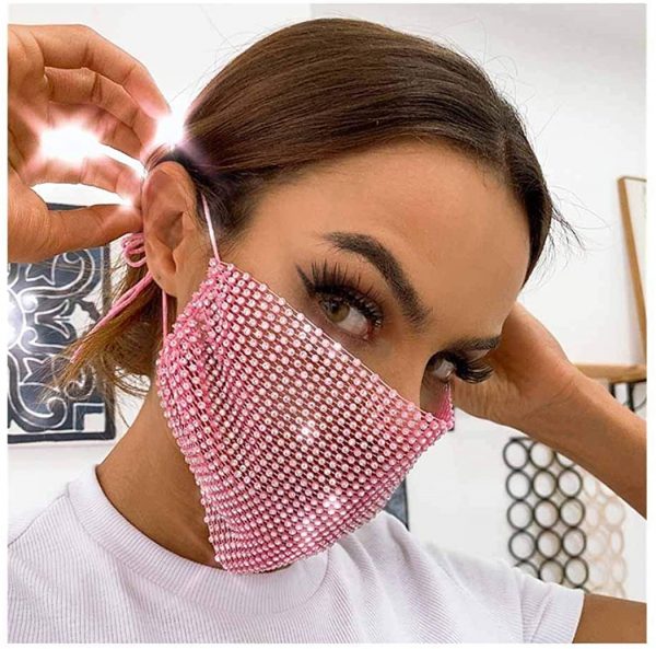 Crystal Mask Halloween Female Beauty Jewelry Statement Sexy Mask with Rhinestone Bling Dancer Party Jewellery Crystal Mask Halloween Female Beauty Jewelry Statement Sexy Mask with Rhinestone Bling Dancer Party Jewellery
