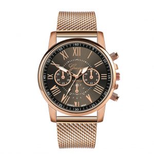 Women’s Watches Luxury Quartz Sport Military Stainless Steel Dial Leather Band Wrist Dress Geneva Watch Women