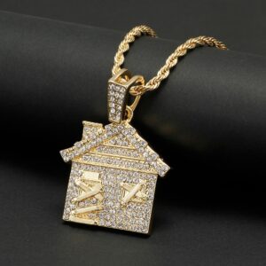 Cute-House-Shape-Pendant-Rhinestone-Choke-Cuban-Link-Necklace-Fashion-Hip-Hop-Necklace-Jewelry-Men-Women-1