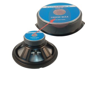 10-Inch-Car-Subwoofer-1800-W-4-Ohm-Steel-Frame-Rubber-Edge-Red-Injection-Cone-Auto